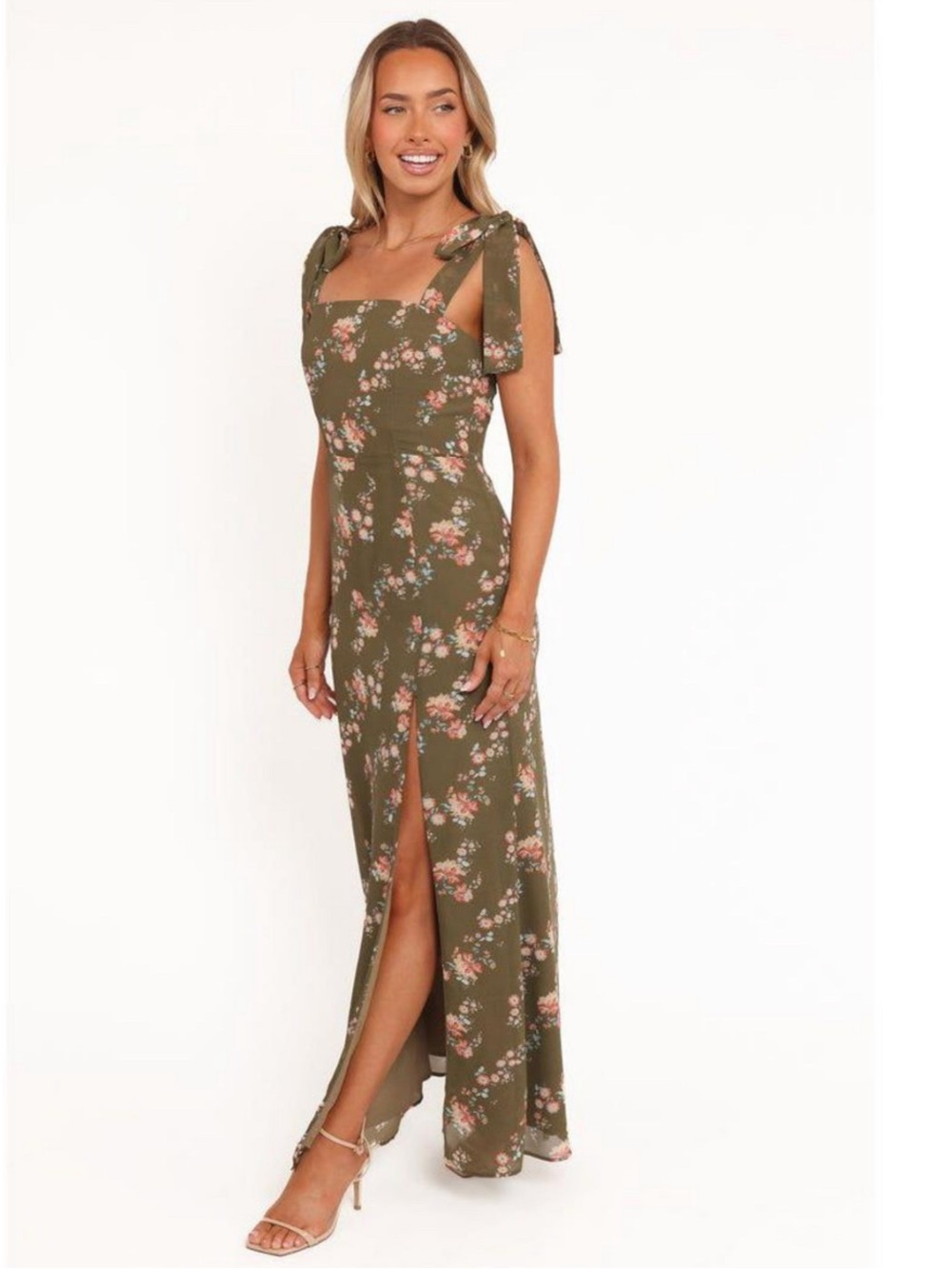 Petal & Pup Olive Women's Renita Maxi Dress - Olive